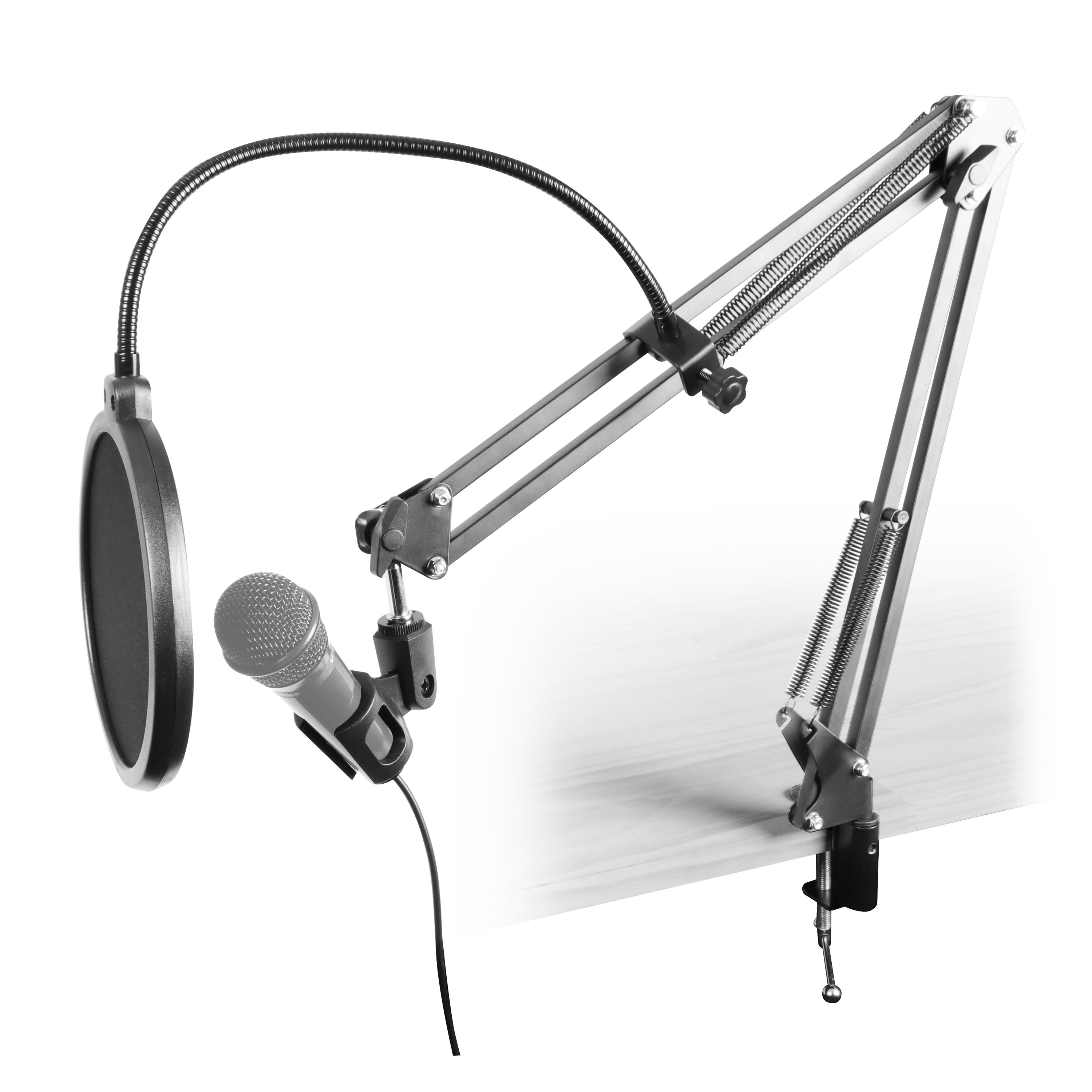 Microphone Boomarm with Pop Filter