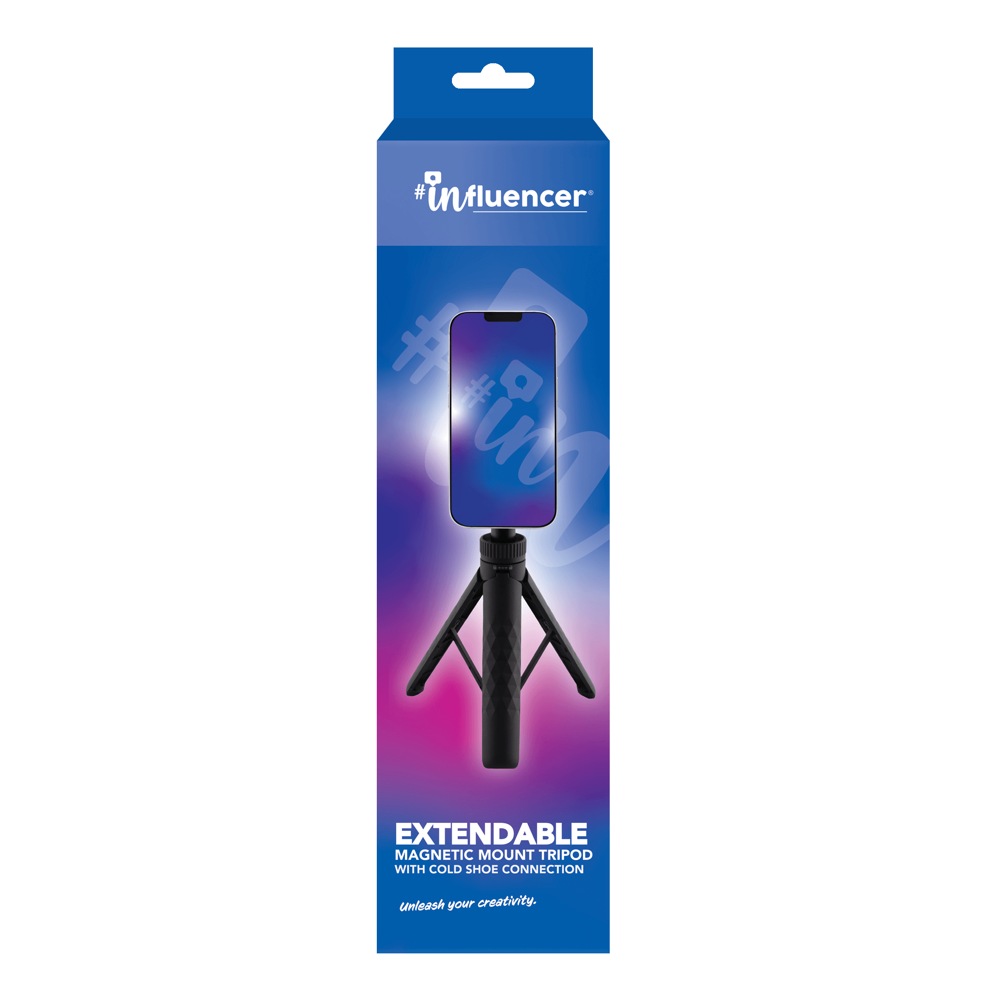 Extendable Magnetic Mount Tripod With Cold Shoe Connection