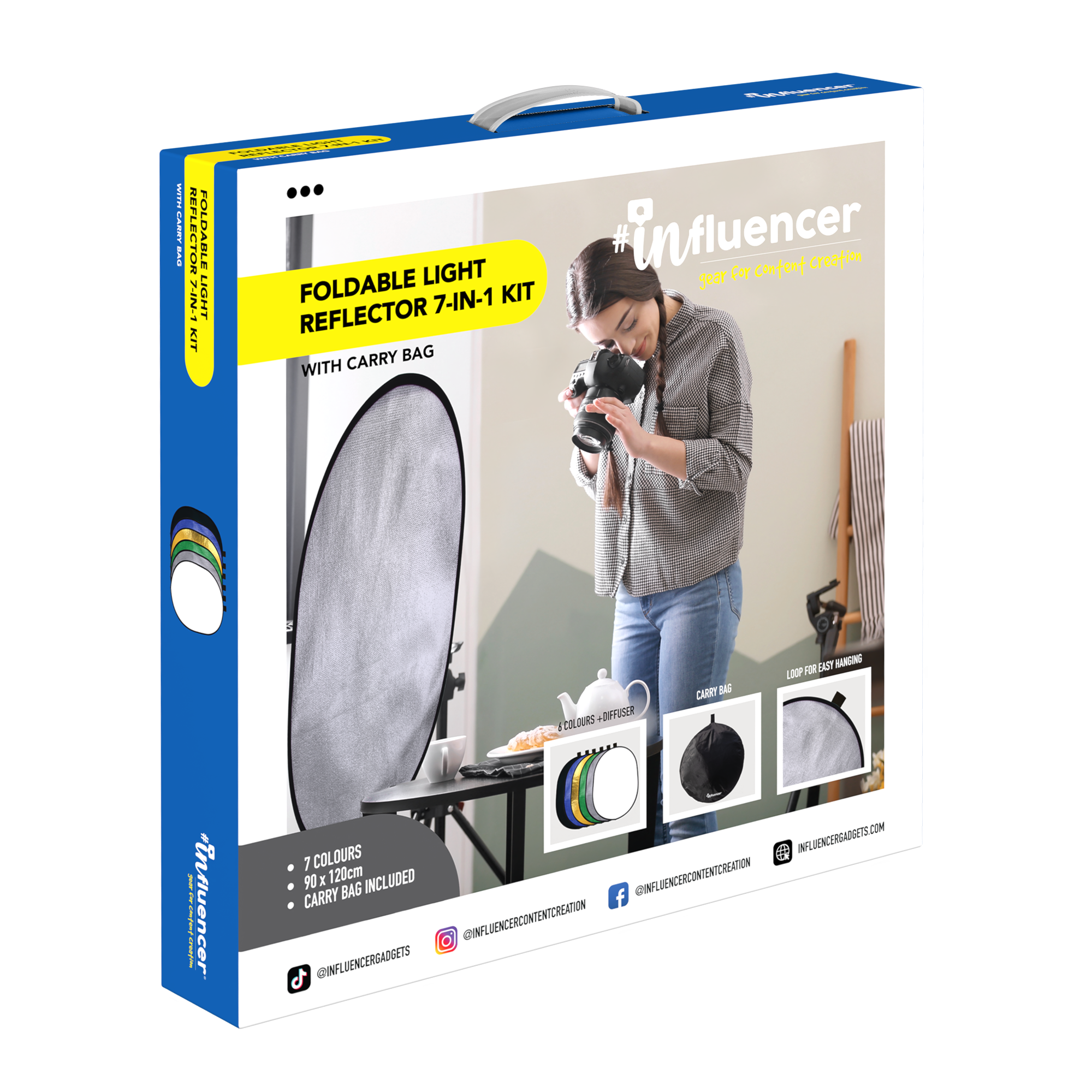 7in1 Green Screen & Light Reflector Kit